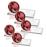 Gemstone Award on Starfire - Ruby
