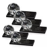 Gemstone Award on Black - Diamond