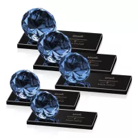 Gemstone Award on Black - Sapphire