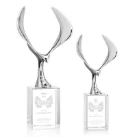 Maverick Eagle Award on Lexington Base - Clear
