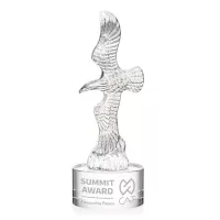 Staffordshire Eagle on Marvel Base - Clear