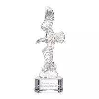 Staffordshire Eagle on Paragon Base - Clear