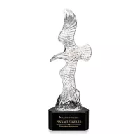 Staffordshire Eagle on Paragon Base - Black