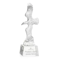 Staffordshire Eagle on Robson Base - Clear