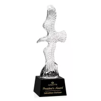 Staffordshire Eagle on Robson Base - Black