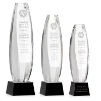 Hoover Award on Robson Base - Black