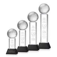 Golf Ball Award on Stowe Base - Black