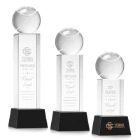 Tennis Ball Award on Belcroft Base - Black