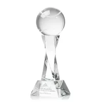 Tennis Ball Award on Langport Base - Clear