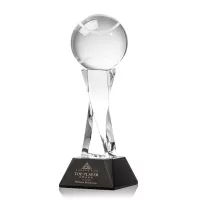 Tennis Ball Award on Langport Base - Black