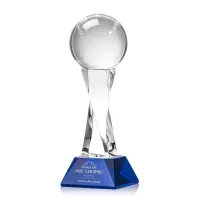 Baseball Award on Langport Base - Blue