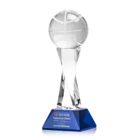 Basketball Award on Langport Base - Blue