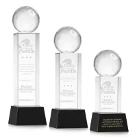 Pickleball Award on Belcroft Base - Black