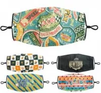 Smooth Full color Fabric Face Mask