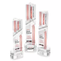 Oakham VividPrint™ Award on Paragon Base - Clear