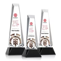 Rustern Obelisk VividPrint™ Award on Base - Black