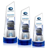 Belmont Tower VividPrint™ Award on Stanrich - Blue