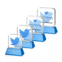 Flamborough VividPrint™ Award on Base - Sky Blue