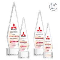 Springfield VividPrint™ Award on Paragon Base - Clear