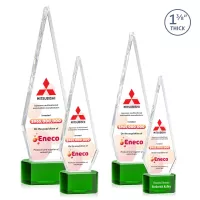 Springfield VividPrint™ Award on Paragon Base - Green