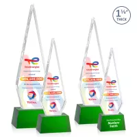 Springfield VividPrint™ Award on Robson Base - Green