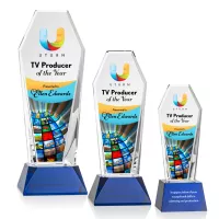 Romford VividPrint™ Award on Base - Blue