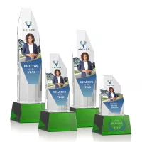 Barrhaven VividPrint™ Award on Base - Green