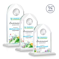 Blake Globe VividPrint™ Award - White