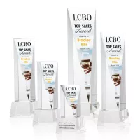 Easton VividPrint™ Award on Base - Clear