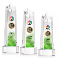 Delaware Star VividPrint™ Award on Base - Clear