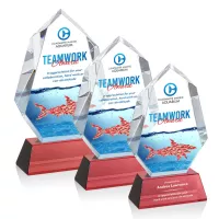 Norwood VividPrint™ Award on Newhaven Base - Red