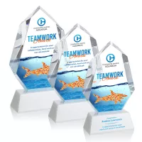 Norwood VividPrint™ Award on Newhaven Base - White