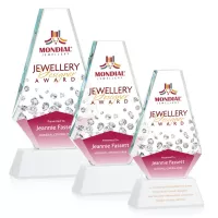 Kingsley VividPrint™ Award on Newhaven Base - White