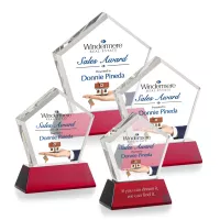Genosee VividPrint™ Award on Base - Red