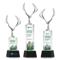 Maverick Eagle VividPrint™ Award on Belcroft Base - Black