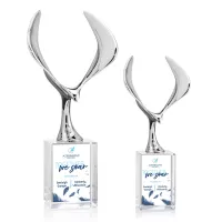Maverick Eagle VividPrint™ Award on Lexington Base - Clear