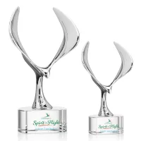 Maverick Eagle VividPrint™ Award on Paragon Base - Clear
