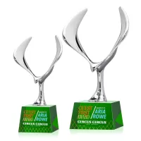 Maverick Eagle VividPrint™ Award on Robson Base - Green