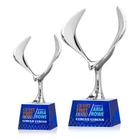 Maverick Eagle VividPrint™ Award on Robson Base - Blue