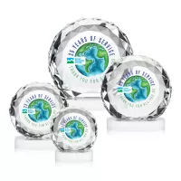 Seville VividPrint™ Award on Alberton Base - White