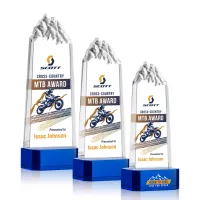 Himalayas VividPrint™ Award on Base - Blue