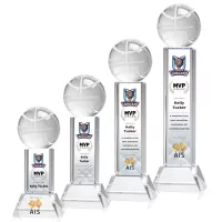 Basketball VividPrint™ Award on Stowe - Clear