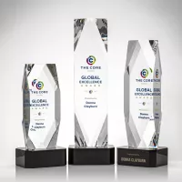 Delta VividPrint™ Award on Base - Black
