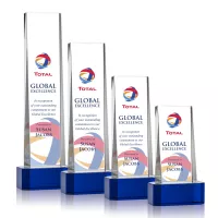 Milnerton VividPrint™ Award on Base - Blue