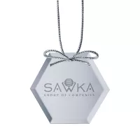 Mirror Ornament - Hexagon