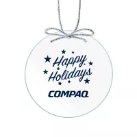 Jade Ornament - Circle Imprinted