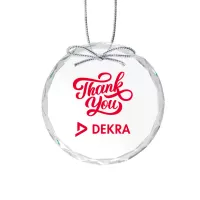 Optical Ornament - Round Imprinted