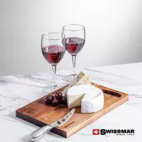 Swissmar® Acacia Board & 2 Carberry Wine