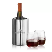 Jacobs Wine Cooler & Crestview Stemless Wine