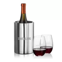 Jacobs Wine Cooler & Laurent Stemless Wine